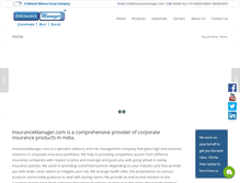 Tablet Screenshot of insurancemanager.com